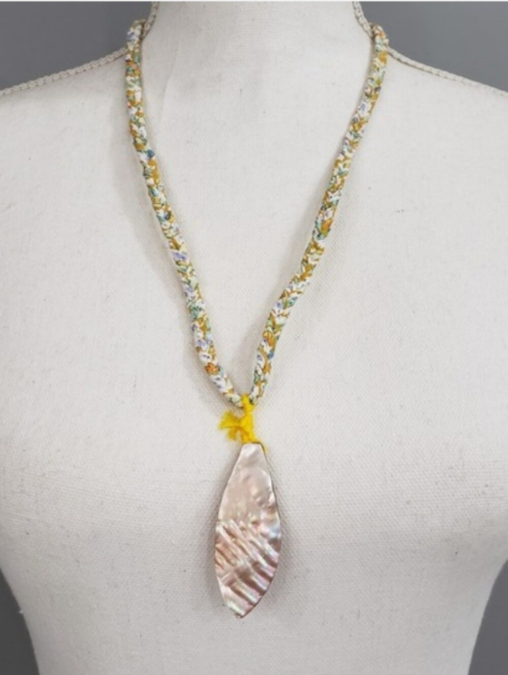 NWT Free People x Ariana Ost Era Strand Fabric Necklace - Picture 2 of 8